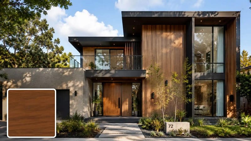 Wood Grain Building